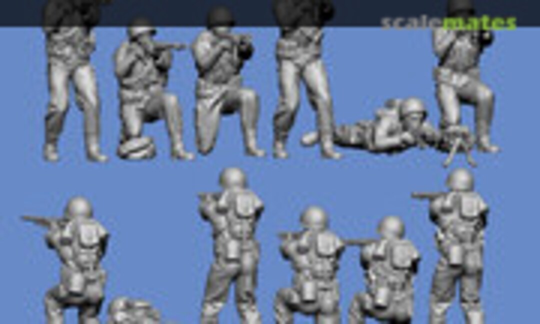 1:72 US Infantrymen (Germania Figuren GF72-WW2-228) GF72-WW2-228