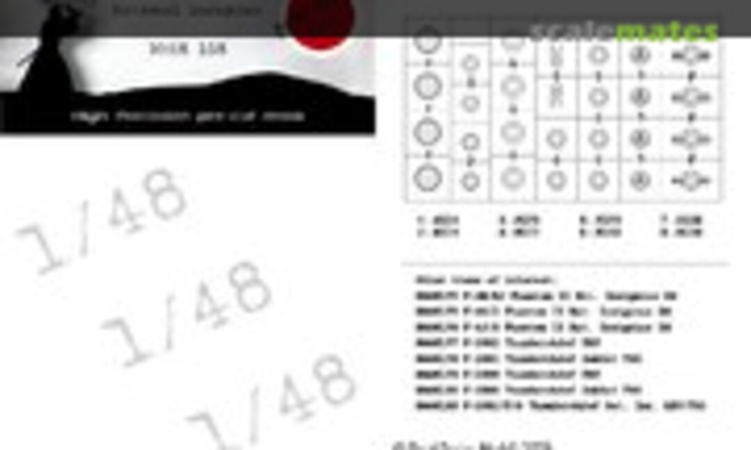 1:48 Lockheed Martin F-35 A Lightning II - National Insignia (for Tamiya kits) (DEAD Design Models NM48158) NM48158