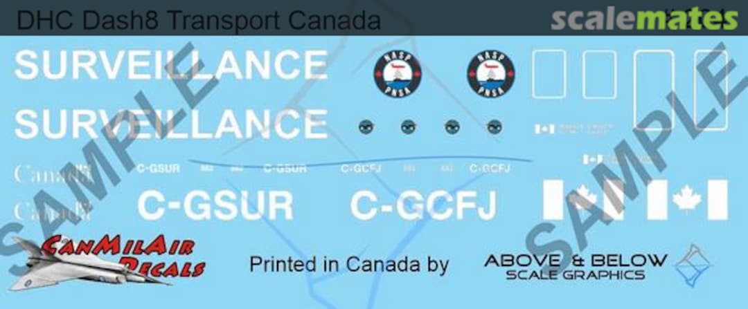 Boxart DeHavilland Canada DHC-8 "Dash 8" 204 Above & Below Graphics Boxart DeHavilland Canada DHC-8 "Dash 8" 204 Above & Below Graphics