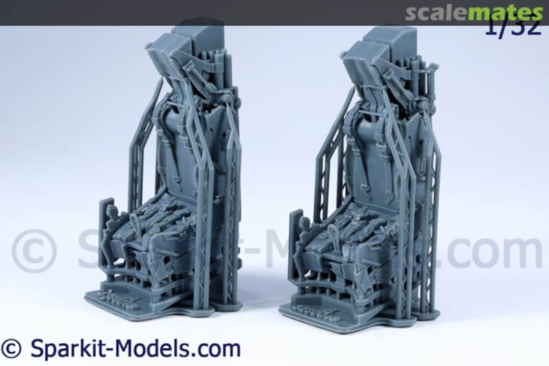 Boxart Rafale B - Mk.F16F Ejection Seats (Lowered Harness) 2Pcs 32S0018 Sparkit Models