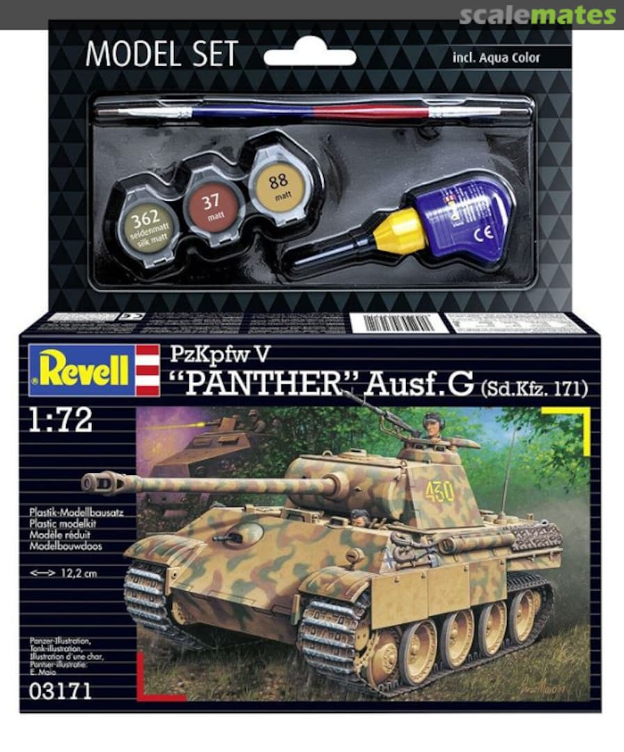 Boxart Model Set Panther Ausf. G 63171 Revell