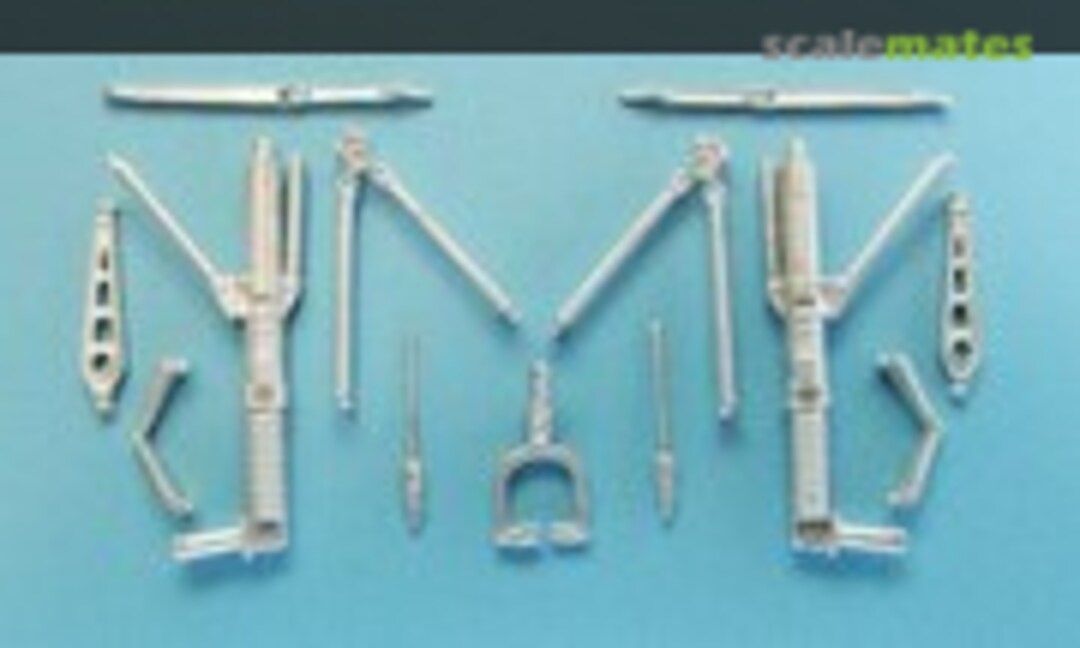 1:48 Messerschmitt Bf 110 - Whitemetal Landing Gear (Scale Aircraft Conversions 48200) 48200
