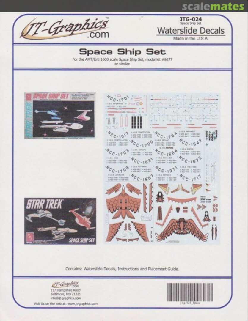 Boxart Space Ship Set JTG-024 JT-Graphics
