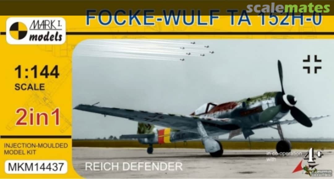 Boxart Focke-Wulf Ta-152H-0 MKM14437 Mark I Models Boxart Focke-Wulf Ta-152H-0 MKM14437 Mark I Models