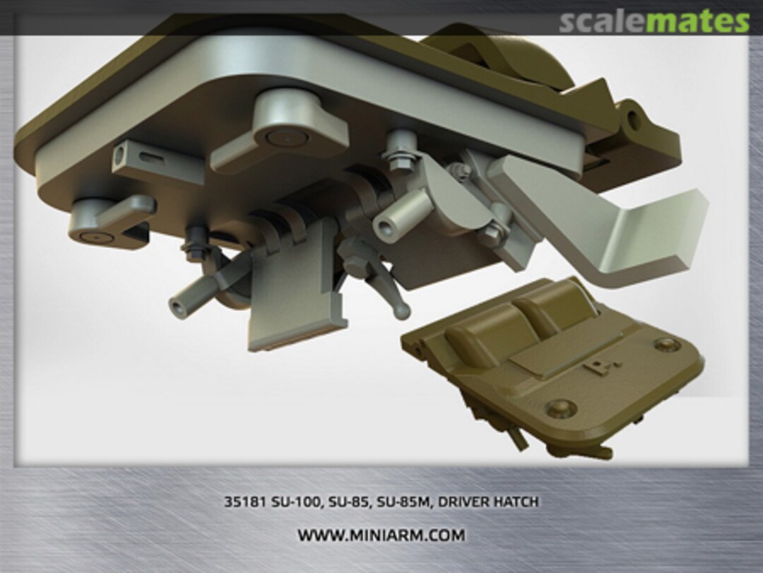 Boxart SU-100, SU-85, SU-85M, Driver Hatch B35181 Miniarm Boxart SU-100, SU-85, SU-85M, Driver Hatch B35181 Miniarm