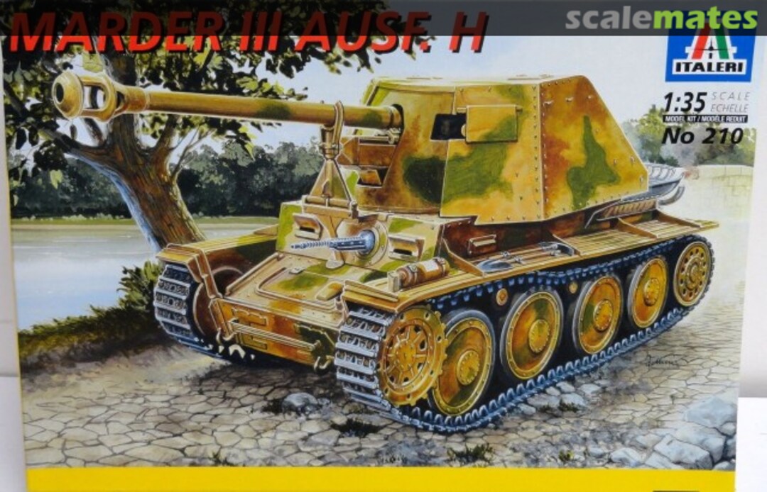 Boxart Marder III Ausf. H 210 Italeri Boxart Marder III Ausf. H 210 Italeri