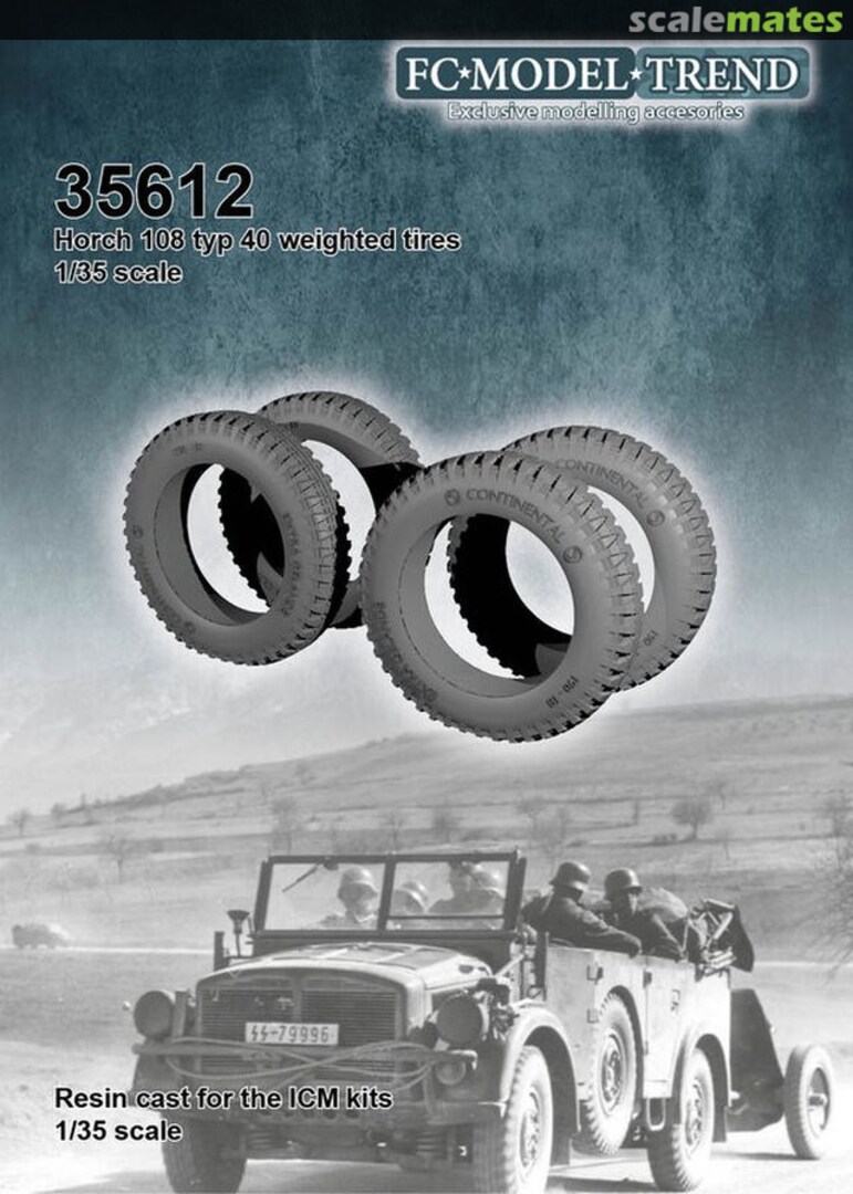 Boxart Horch 108 Typ 40 weighted tires 35612 FC Model Trend Boxart Horch 108 Typ 40 weighted tires 35612 FC Model Trend