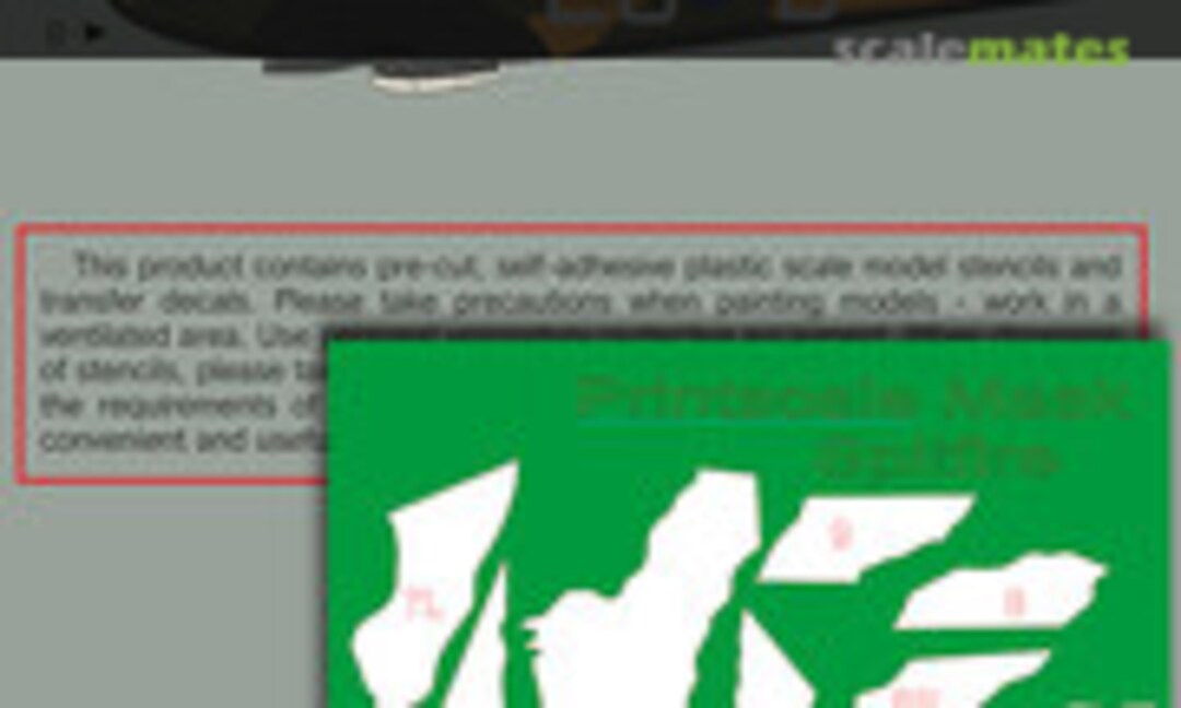 1:72 Supermarine Spitfire Mk.1 (Print Scale PSM72005) PSM72005