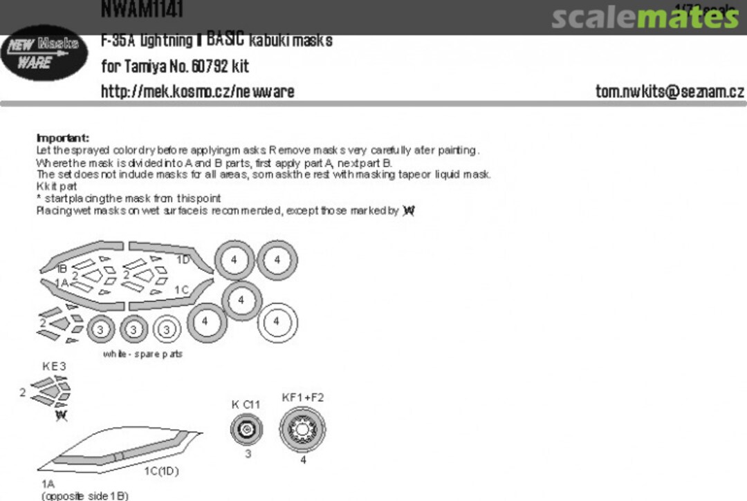 Boxart F-35A Lightning II BASIC kabuki masks NWAM1141 New Ware Boxart F-35A Lightning II BASIC kabuki masks NWAM1141 New Ware