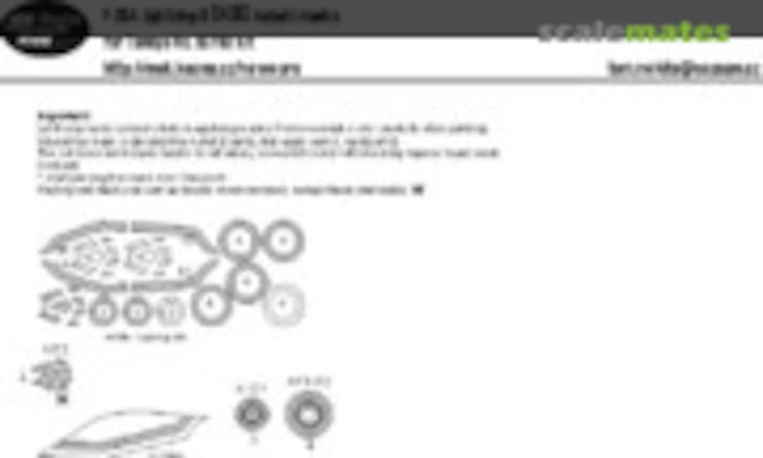 1:72 F-35A Lightning II BASIC kabuki masks (New Ware NWAM1141) NWAM1141