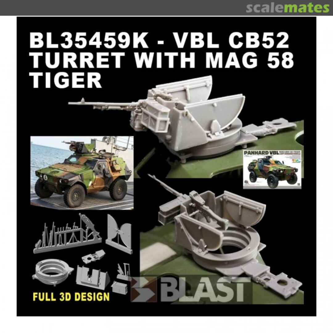 Boxart VBL CB52 Turret with MAG 58 BL35459K Blast Models Boxart VBL CB52 Turret with MAG 58 BL35459K Blast Models