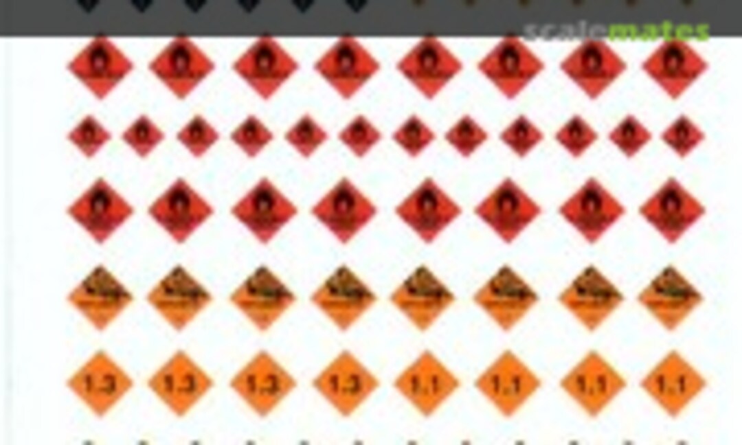 1:76 Hazmat Warning Signs (B.W. Models DC24) DC24
