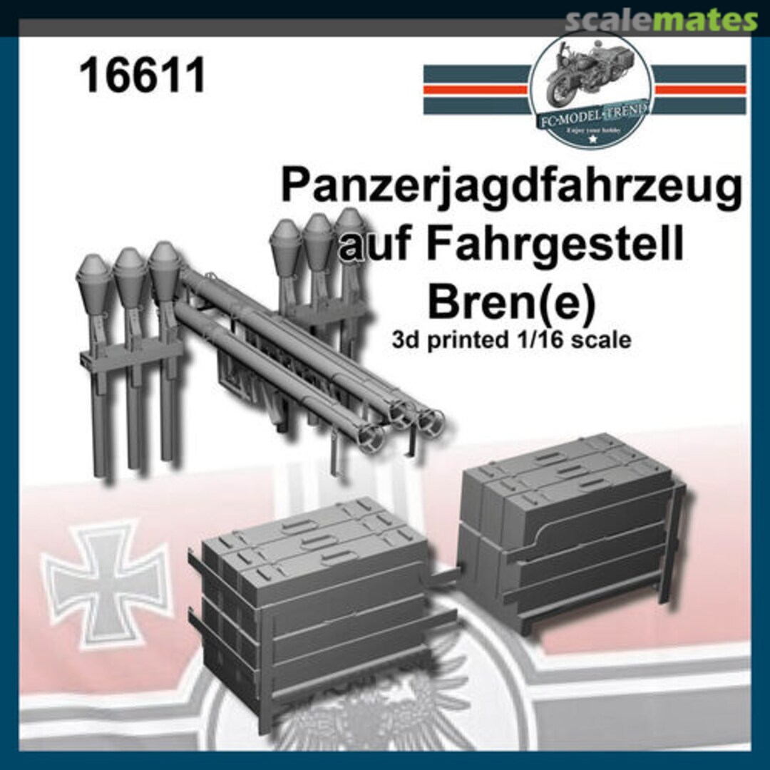 Boxart Panzerjagdfahrzeug auf Fahrgestell Bren (e) 16611 FC Model Trend Boxart Panzerjagdfahrzeug auf Fahrgestell Bren (e) 16611 FC Model Trend