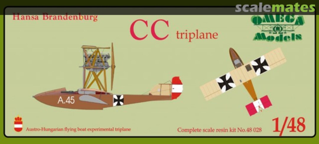 Boxart Hansa Brandenburg CC 48028 Omega Models Boxart Hansa Brandenburg CC 48028 Omega Models