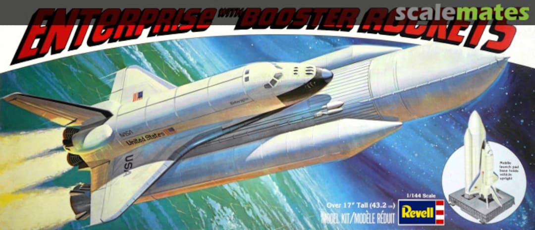 Boxart Enterprise with Booster Rockets H-194 Revell