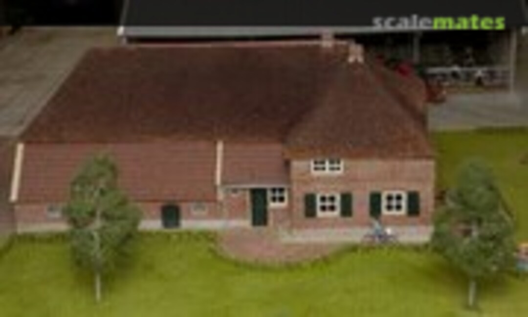 1:32 Roof Tiles Hollow Bricks Brick-Red (Juweela 23086) 23086