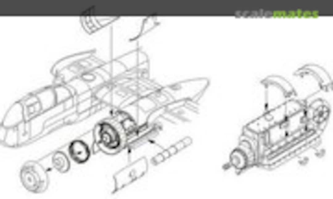 1:32 He 219A Engine set (CMK 5082) 5082