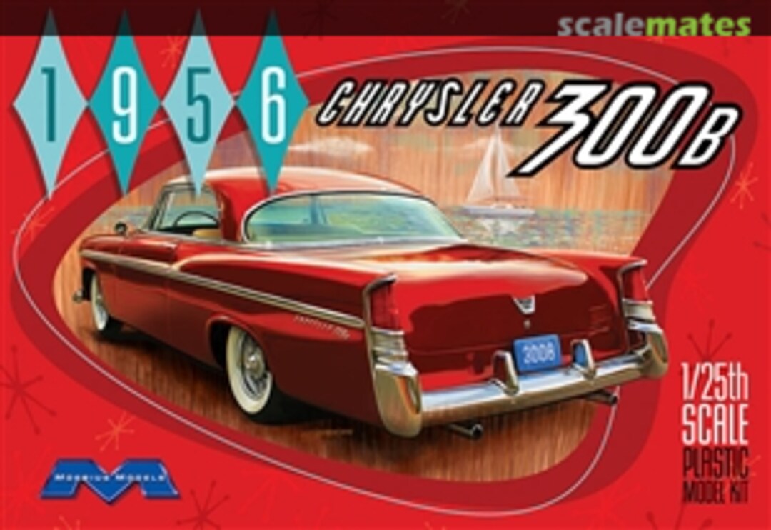 Boxart 1956 Chrysler 300B 1207 Moebius Models