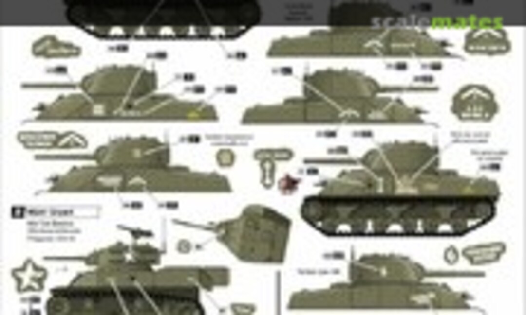 1:35 US 44th Tank Battalion in the Philippines (Star Decals 35-934)