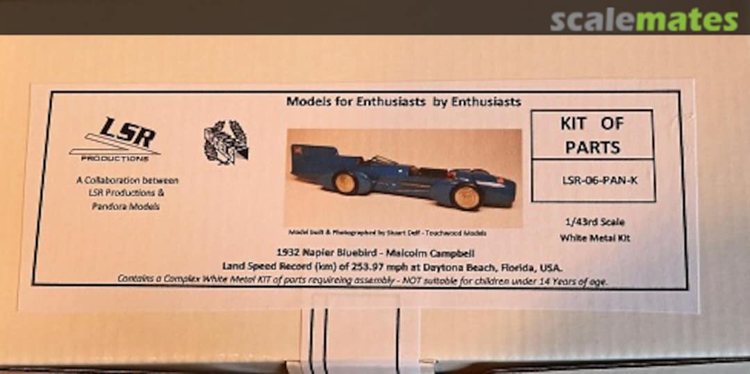 Boxart Napier Bluebird - Malcolm Campbell LSR-06-PAN-K LSR Productions Boxart Napier Bluebird - Malcolm Campbell LSR-06-PAN-K LSR Productions