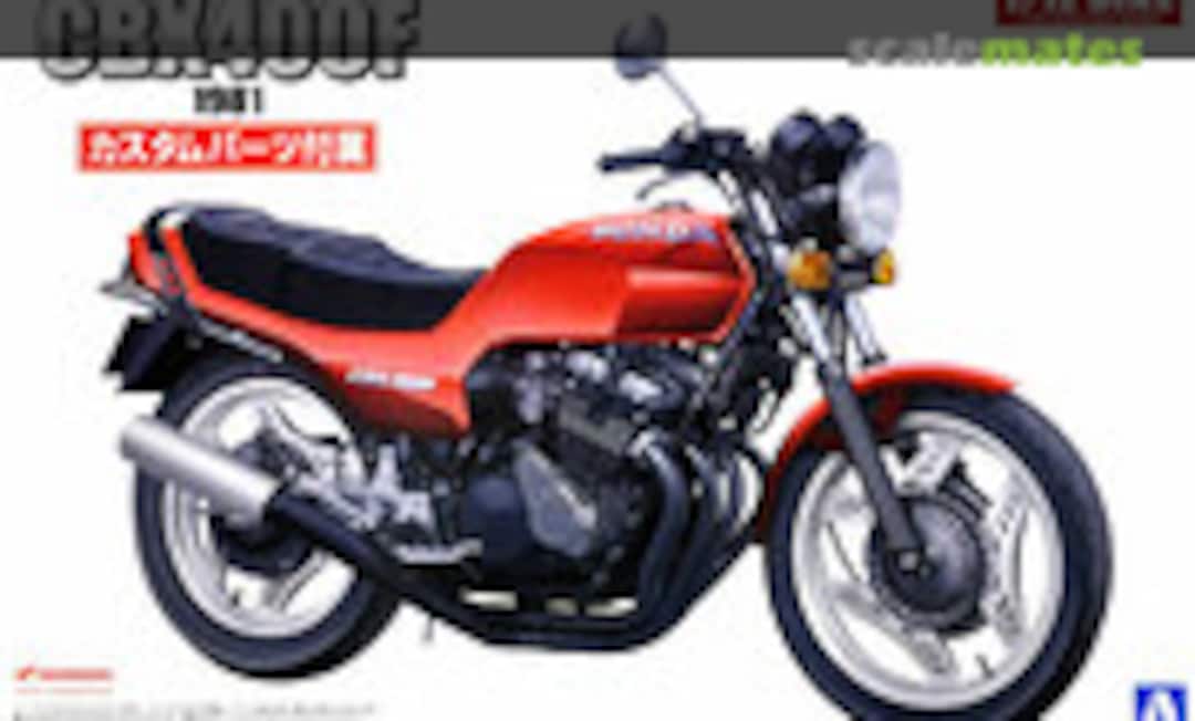1:12 Honda CBX400F 1981 w/Custom Parts (Aoshima 054581) 054581