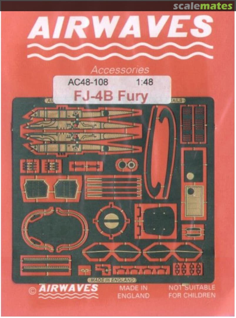 Boxart FJ-4B FURY WING FOLD & EXTERIOR DETAILS AC48108 Airwaves Boxart FJ-4B FURY WING FOLD & EXTERIOR DETAILS AC48108 Airwaves