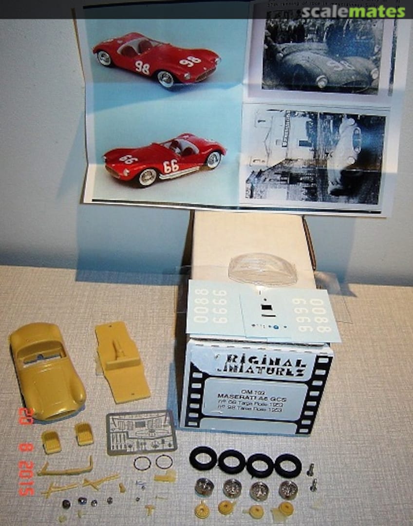 Boxart Maserati A6GCS/53 OM103 Original Miniatures Boxart Maserati A6GCS/53 OM103 Original Miniatures
