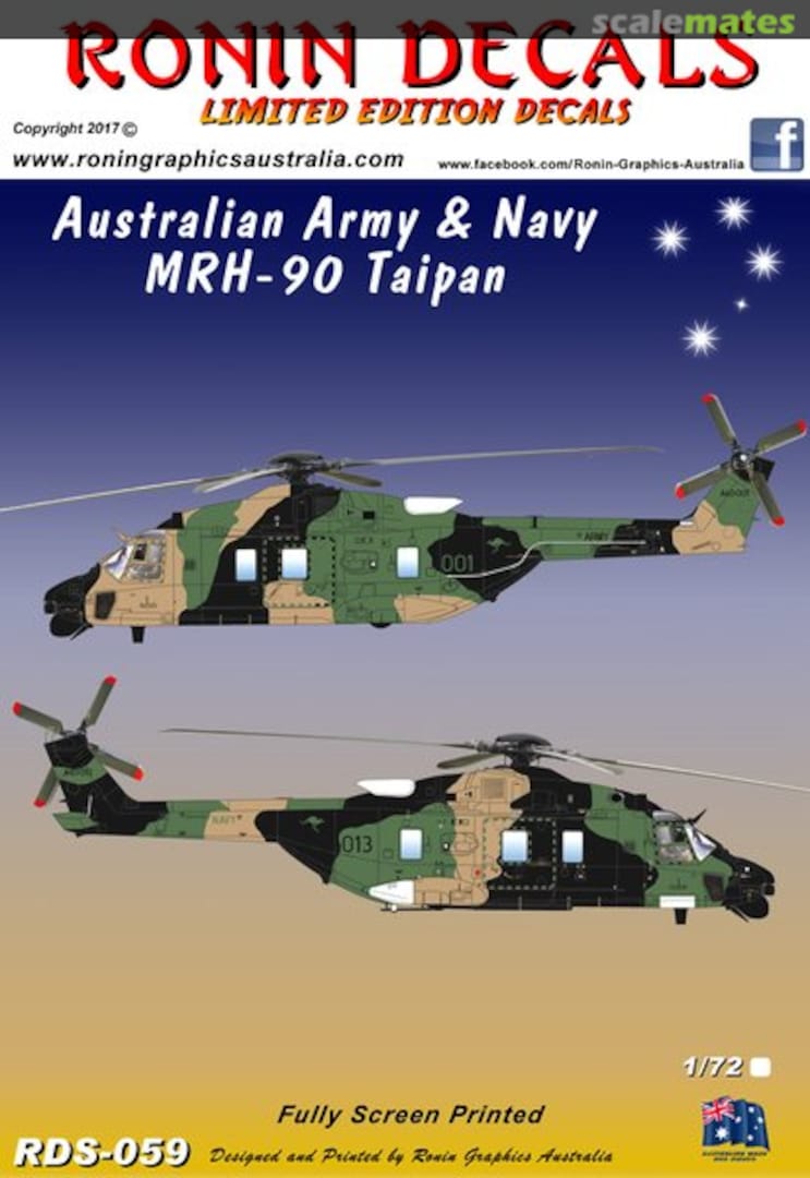 Boxart AAav MRH-90 Taipan, Updated with Names RDS-059 Ronin Decals Boxart AAav MRH-90 Taipan, Updated with Names RDS-059 Ronin Decals