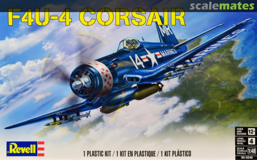Boxart F4U-4 Corsair 85-5248 Revell Boxart F4U-4 Corsair 85-5248 Revell