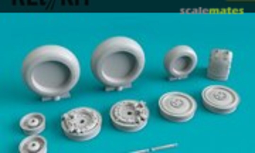 1:32 Su-27 - wheels set (early) (ResKit RS32-0255) RS32-0255