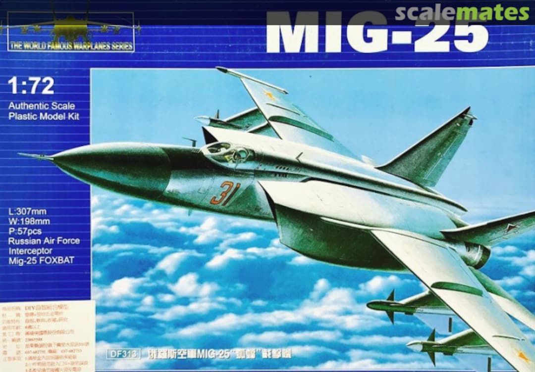 Boxart MiG-25 DF313 Zhengdefu Boxart MiG-25 DF313 Zhengdefu