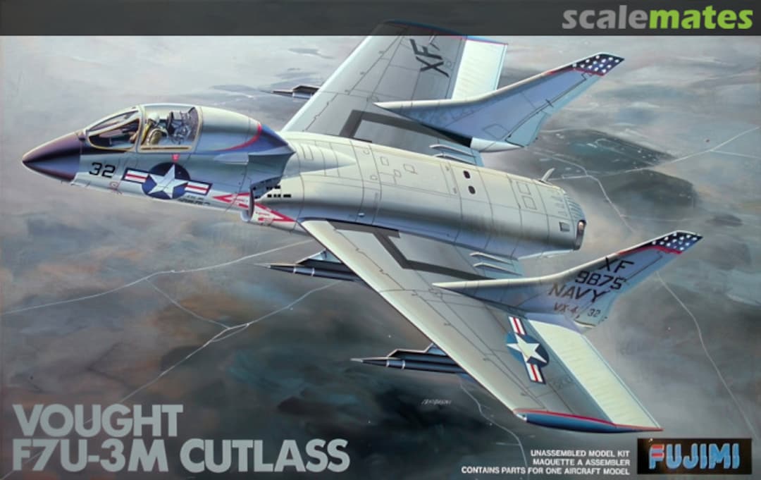Boxart Vought F7U-3M Cutlass 27012 Fujimi