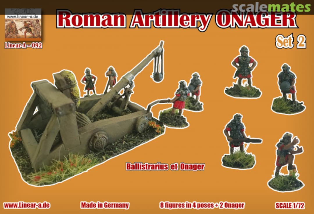 Contents Roman Artillery (Set 2) - Onager 092 Linear-a Contents Roman Artillery (Set 2) - Onager 092 Linear-a