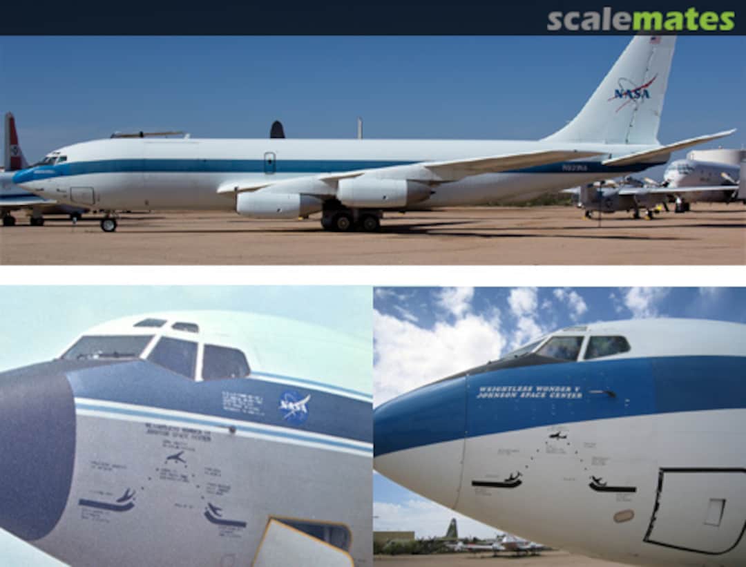 Boxart Boeing KC-135A NASA Weightless Wonder IV/V 008-532-144- JBOT Decals Boxart Boeing KC-135A NASA Weightless Wonder IV/V 008-532-144- JBOT Decals