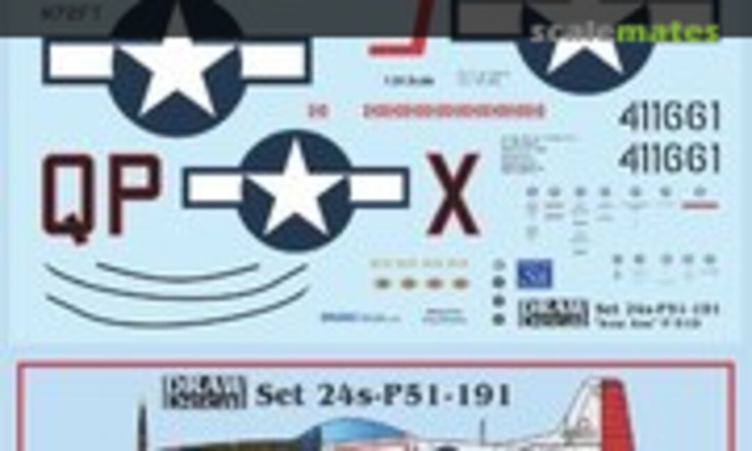 1:24 “Iron Ass” P-51D (Draw Decal 24-P51-191) 24-P51-191