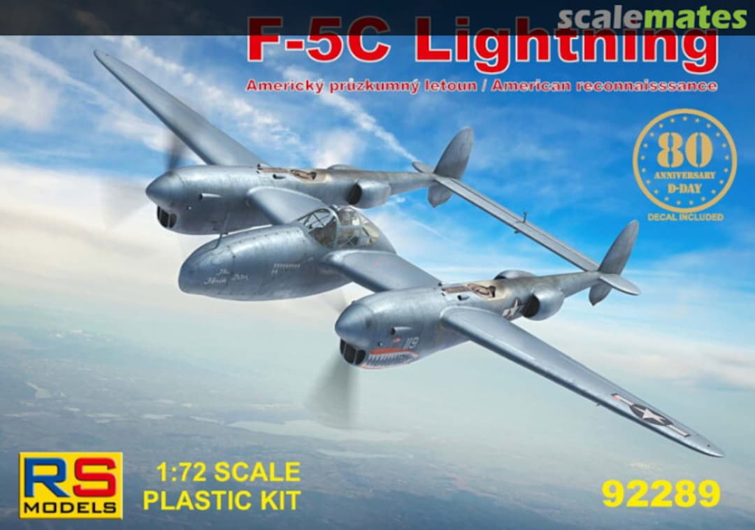 Boxart F-5C Lightning 92289 RS Models Boxart F-5C Lightning 92289 RS Models