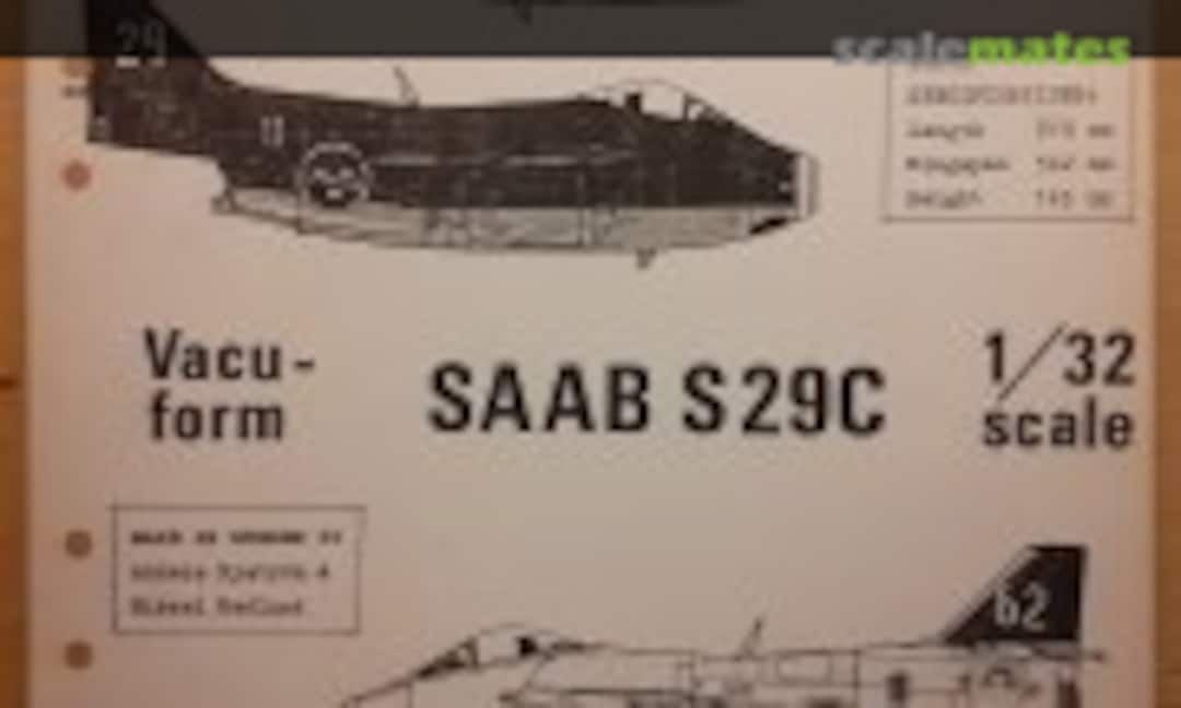1:32 SAAB S 29C (Suck-a-Plane None) None