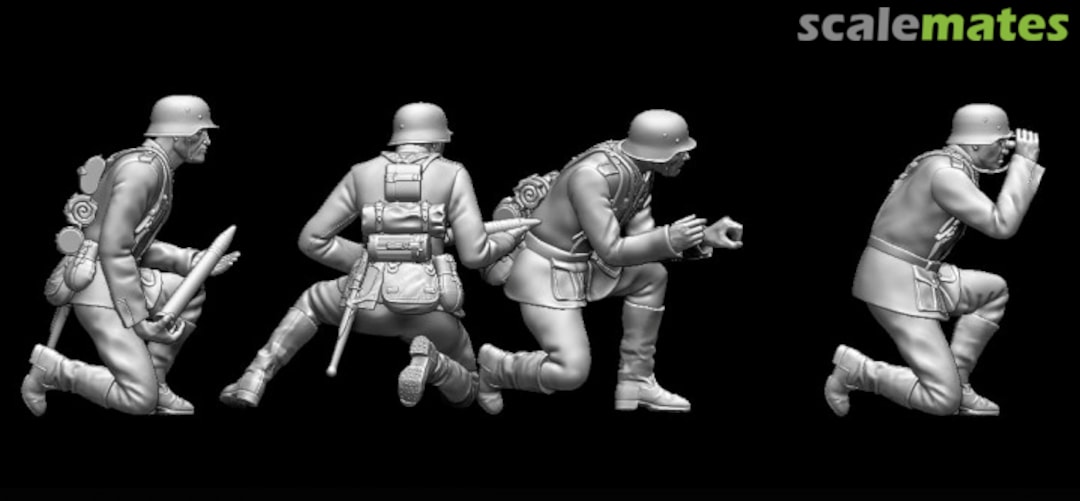 Boxart German PaK38 artillery crew - set of 4 figures 99200198-72 EMP3d Boxart German PaK38 artillery crew - set of 4 figures 99200198-72 EMP3d