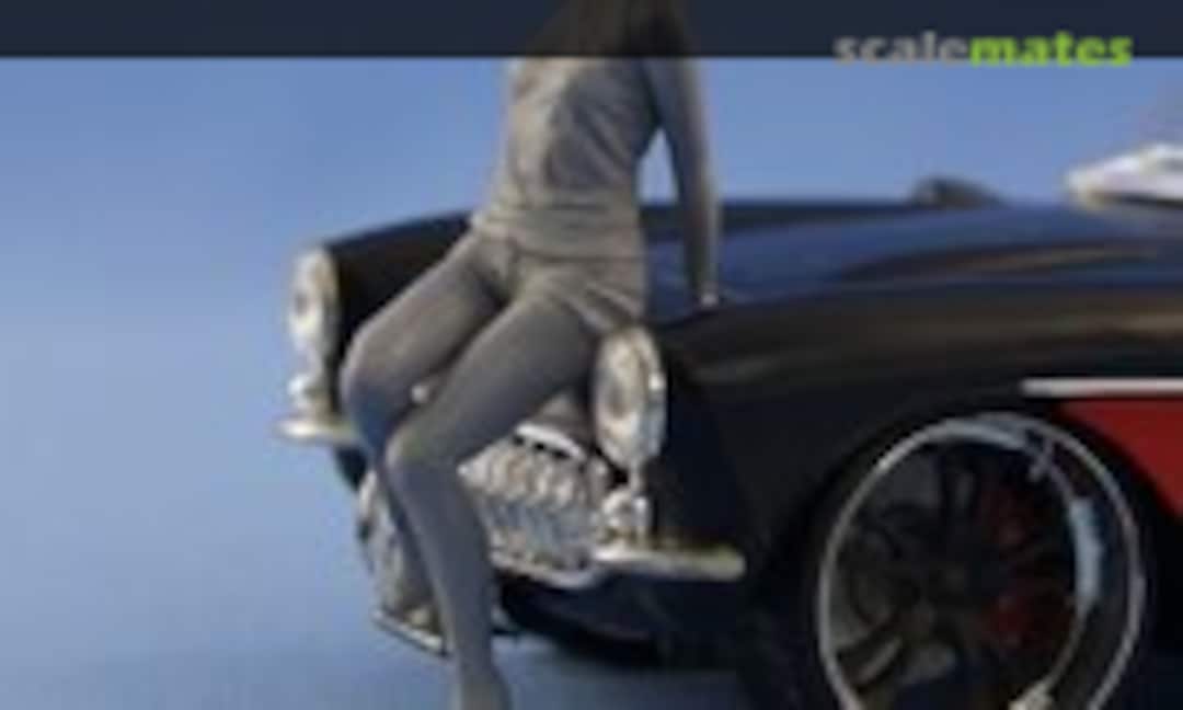 1:24 Girl Sitting on the Hood (North Star NS-F24001-mk) NS-F24001-mk