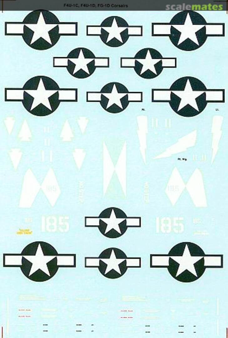 Boxart F4U-1C FG-1D F4U-1D Corsair 72-741 SuperScale International Boxart F4U-1C FG-1D F4U-1D Corsair 72-741 SuperScale International