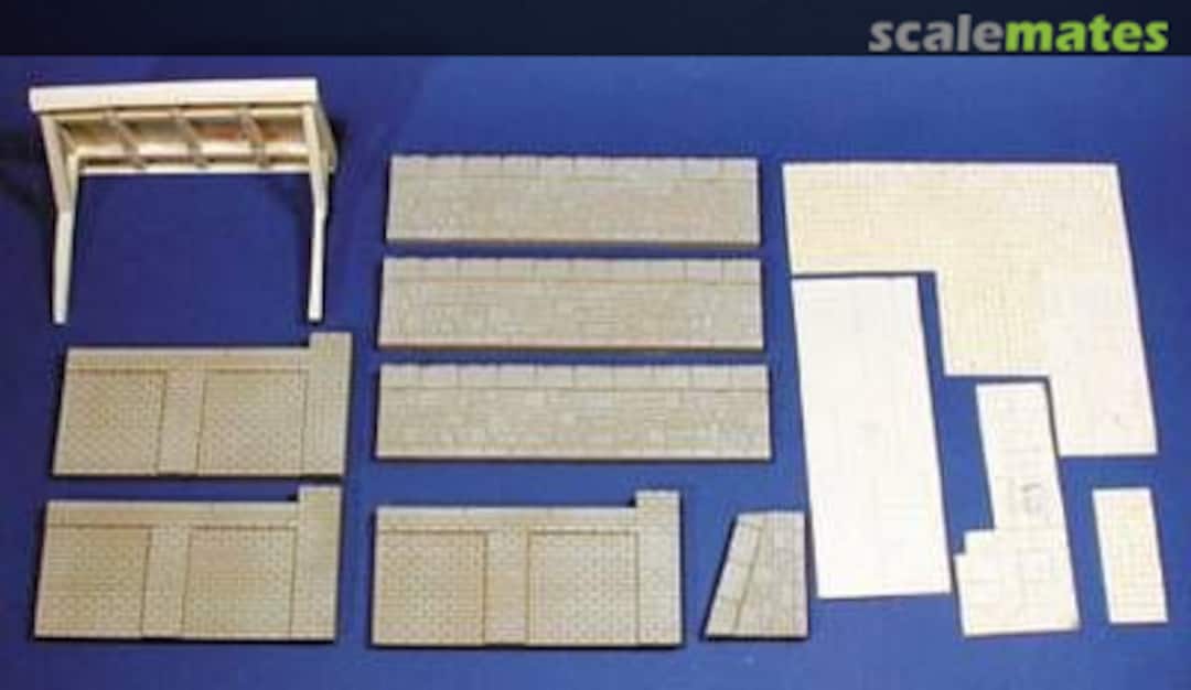 Boxart European Train Station Platform CD 6030 Custom Dioramics Boxart European Train Station Platform CD 6030 Custom Dioramics