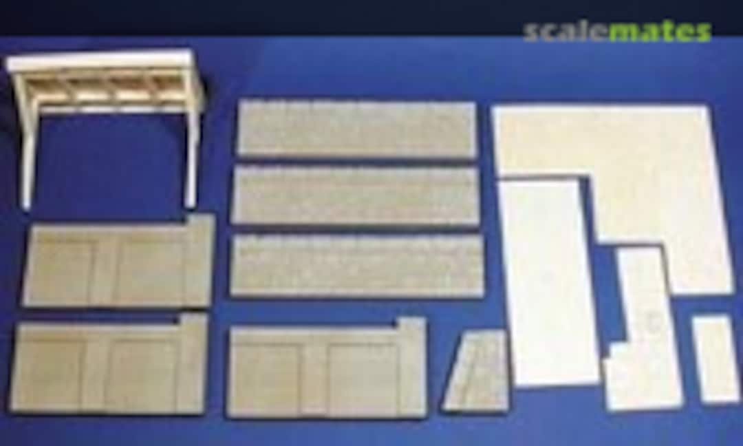 1:35 European Train Station Platform (Custom Dioramics CD 6030)