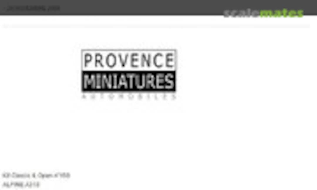 Alpine Renault A310 (Provence Miniatures Automobiles K150)