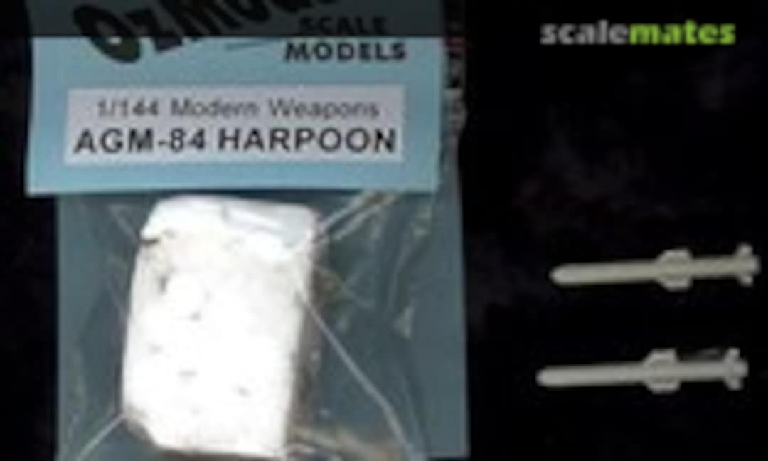 1:144 AGM-84 Harpoon missile (2 per pack) (OzMods 0ZCONV14403-11) 0ZCONV14403-11