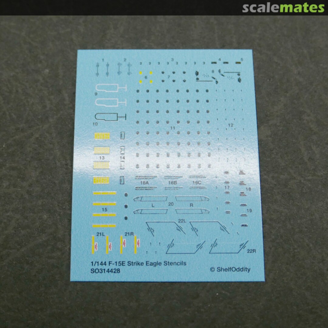 Boxart F-15C/D/E/ Stencils SO314428 Shelf Oddity