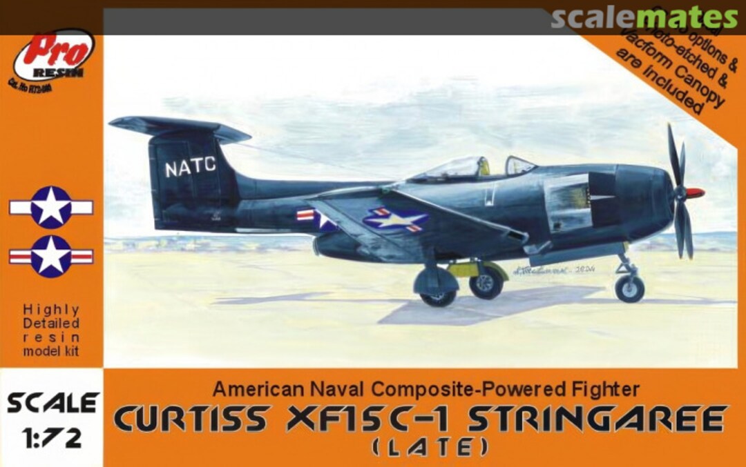 Boxart Curtiss XF15C-1 Stingaree (Late) R72-008 Pro Resin Boxart Curtiss XF15C-1 Stingaree (Late) R72-008 Pro Resin