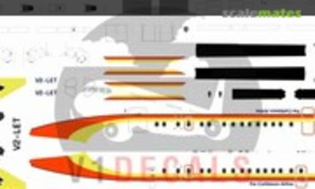 1:72 LIAT DeHavilland Dash 8-300 (V1 Decals V1D0667-72) V1D0667-72