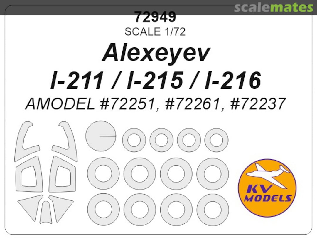 Boxart Alexeyev I-211 / I-215 / I-216 72949 KV Models