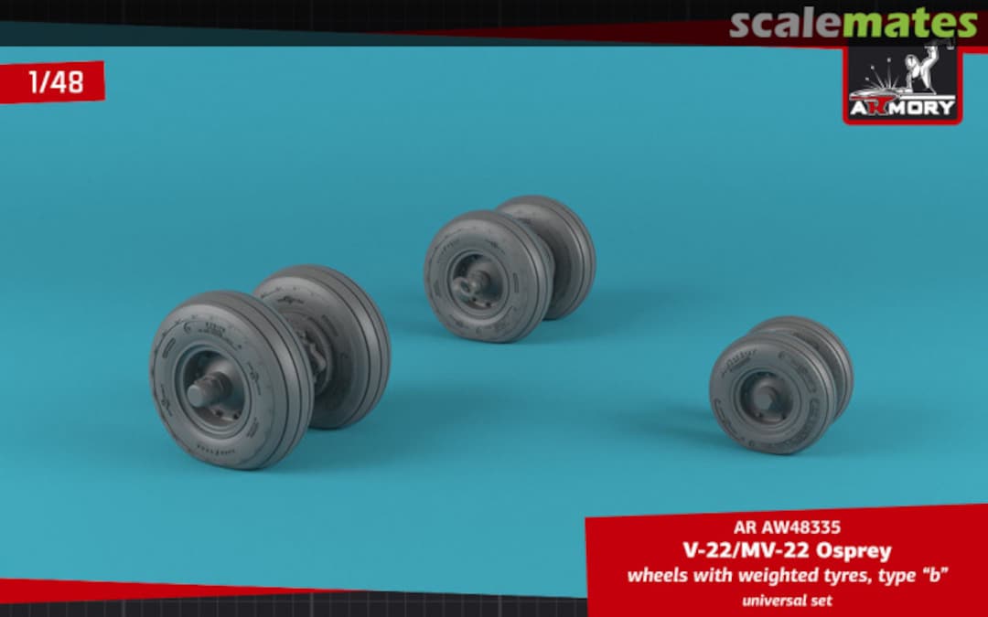 Boxart V-22/MV-22 Osprey wheels w/ weighted tires type “b” AR AW48335 Armory Boxart V-22/MV-22 Osprey wheels w/ weighted tires type “b” AR AW48335 Armory