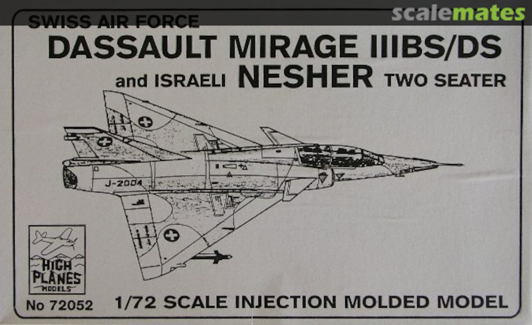 Boxart Dassault Mirage IIIBS/DS 72052 High Planes Models Boxart Dassault Mirage IIIBS/DS 72052 High Planes Models